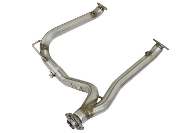 aFe Twisted Steel 2.5in Y-Pipe Stainless Steel Exhaust System (Race) 07-14 Toyota FJ Cruiser