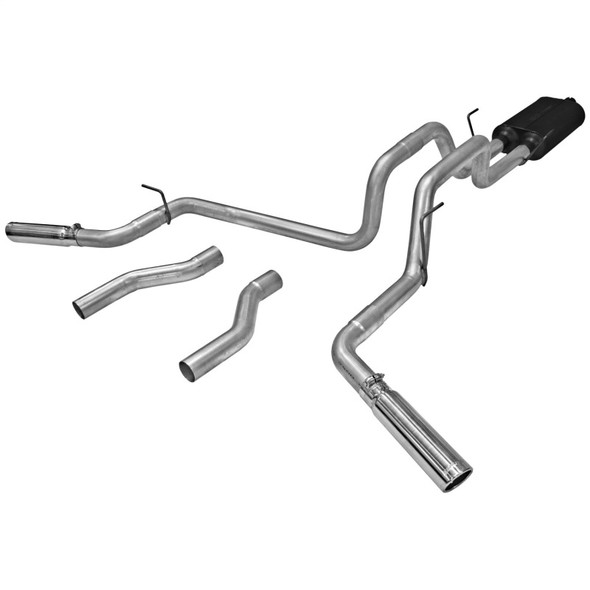 Flowmaster 02-05 Ram Dor/S American Thunder Cat-Back Exhaust System - Dual Rear/Side Exit