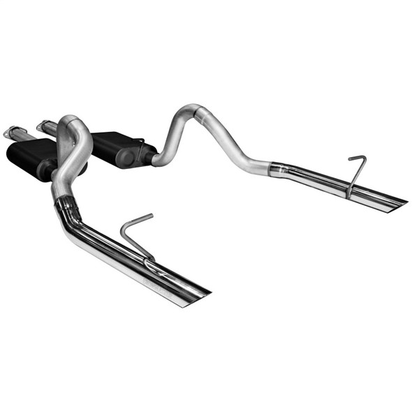 Flowmaster 86-93 Mustang Gt/Lx 5.0L American Thunder Cat-Back Exhaust System - Dual Rear Exit