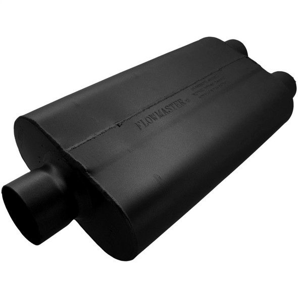Flowmaster Universal 50 Delta Flow Muffler - 3.00 Ctr In / 2.50 Dual Out
