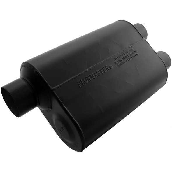 Flowmaster Universal Super 40 Muffler - 3.00 Offset In / 2.50 Dual Out