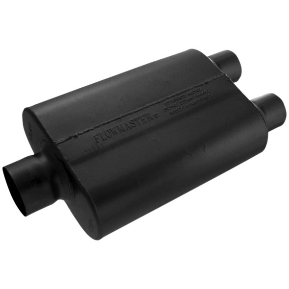 Flowmaster Universal 40 Series Muffler - 3.00 Ctr In / 2.50 Dual Out