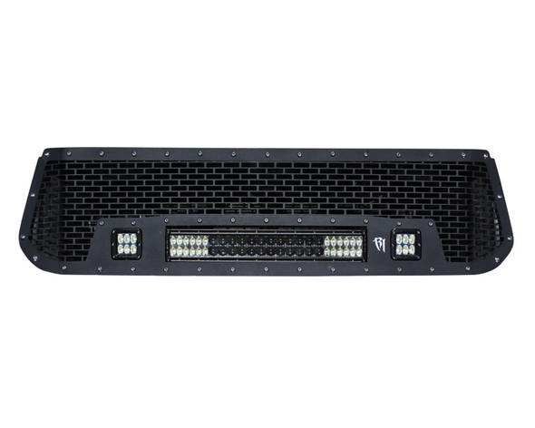 Rigid Industries 2014 Toyota Tundra Grille Kit - Fits 20in E-Series Light and 2 D-Series Lights