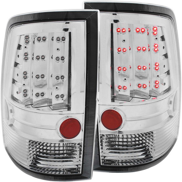 ANZO 2009-2015 Dodge Ram 1500 LED Taillights Chrome