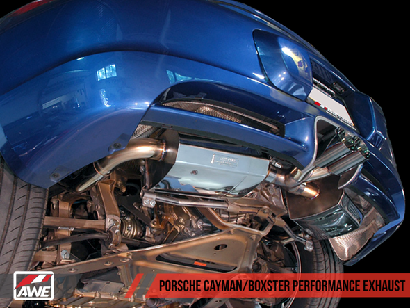 AWE Tuning Porsche 987 Cayman/S Boxster/S Performance Muffler