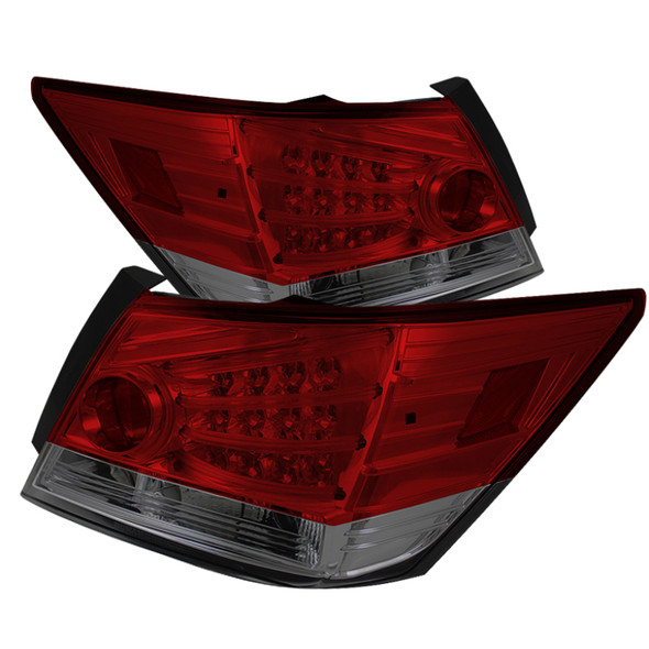 Spyder Honda Accord 08-12 4DR LED Tail Lights Red Smoke ALT-YD-HA08-4D-LED-RS