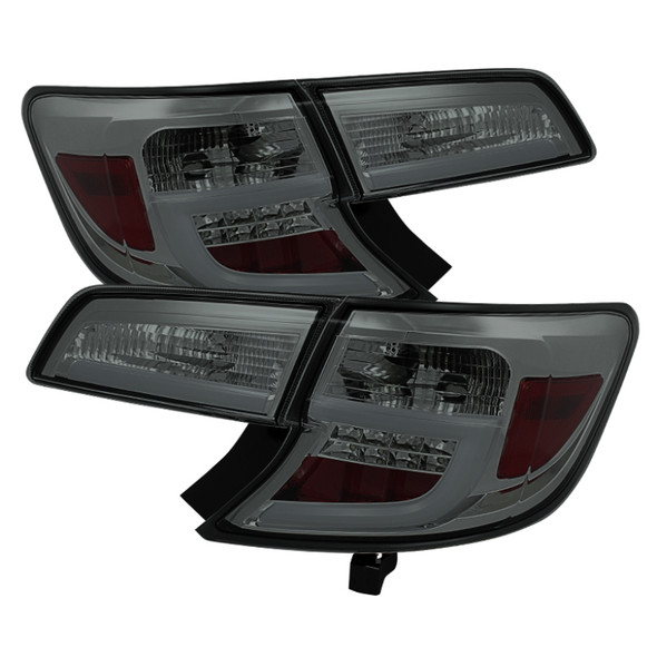 Spyder Toyota Camry 12-14 Light Bar LED Tail Lights Smoke ALT-YD-TC12-LBLED-SM