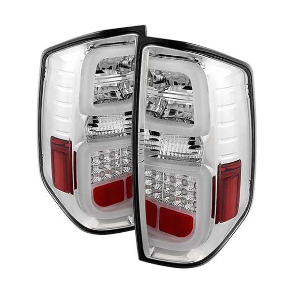 Spyder Toyota Tundra 2014-2016 Light Bar LED Tail Lights Chrome ALT-YD-TTU14-LED-C