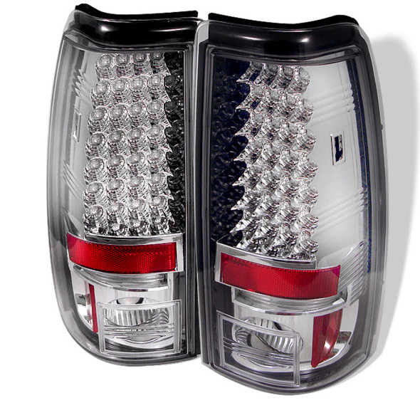 Spyder Chevy Silverado 1500/2500 99-02 (Not Fit Stepside) LED Tail Lights Chrome ALT-YD-CS99-LED-C