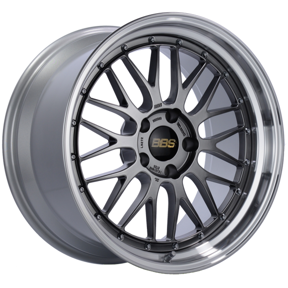 BBS LM 19x10 5x120 ET25 Diamond Black Center Diamond Cut Lip Wheel -82mm PFS/Clip Required