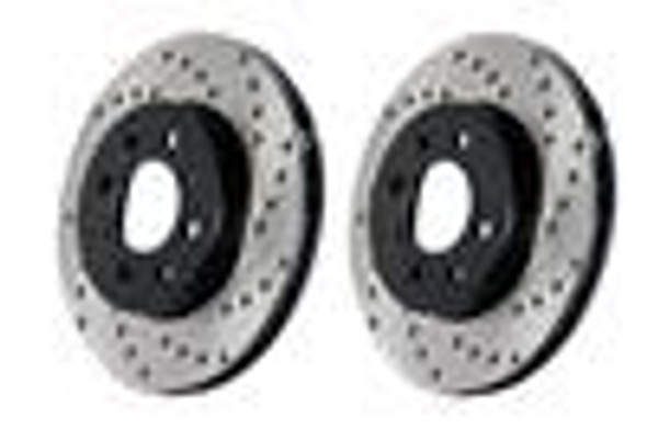 StopTech 03-04 Infiniti G35 / 03-05 G35X / 03-05 Nissan 350Z Cross Drilled Left Rear Rotor