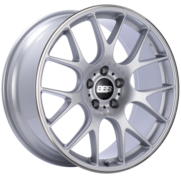 BBS CH-R 20x9 5x112 ET25 Brilliant Silver Polished Rim Protector Wheel -82mm PFS/Clip Required