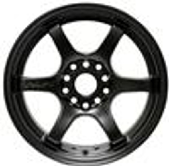 Gram Lights 57DR 15X8.0 +28 4-100 SEMI GLOSS BLACK (Honda Civic / Integra)