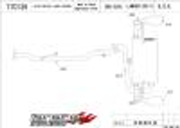 Tanabe Medallion Touring Catback Exhaust 08-09 Lancer EVO10
