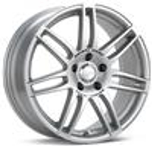 Enkei SC05 18x8 45mm Offset 5x120 Bolt Pattern 75mm Bore Dia Silver Wheel