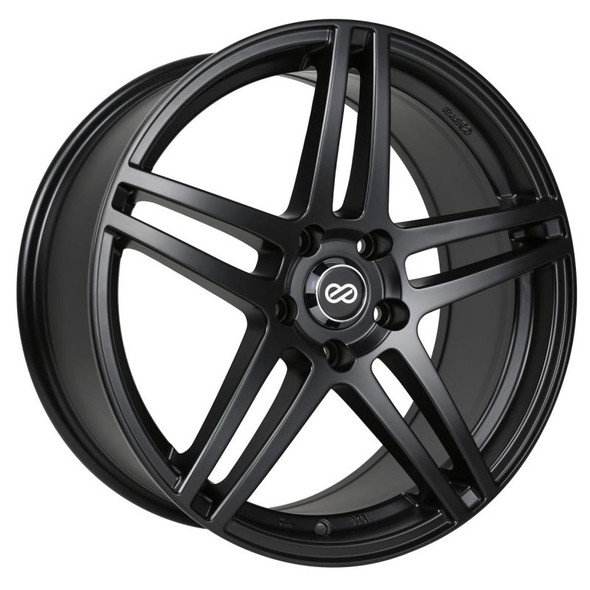 Enkei RSF5 16x7 38mm Offset 5x100 Bolt Pattern 72.6mm Bore Dia Matte Black Wheel