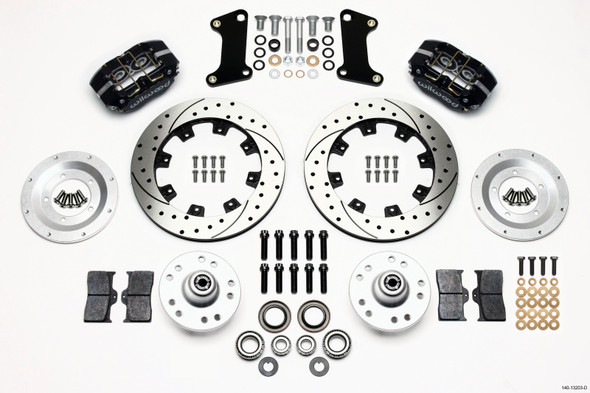 Wilwood Dynapro Dust-Boot Front Kit 12.19in Drilled 67-69 Camaro 64-72 Nova Chevelle