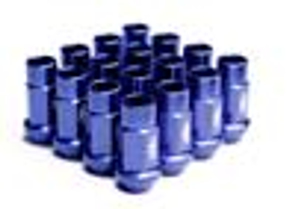 BLOX Racing Street Series Forged Lug Nuts - Blue 12 x 1.5mm - Set of 20