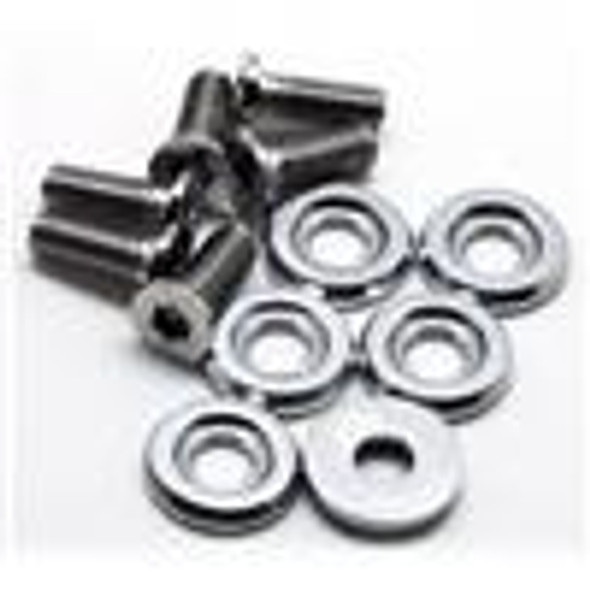 BLOX Racing Small Diameter Fender Washers - Polished