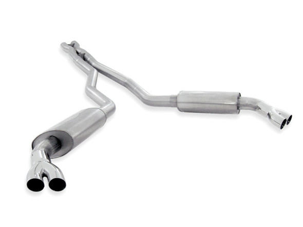Stainless Works 2010-15 Camaro 6.2L 3in Exhaust X-Pipe Chambered Turbo Mufflers Tips for Ground FX