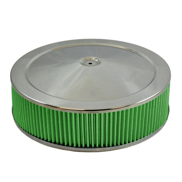 Green Filter Air Cleaner Assembly 14in x 4in Drop Plate