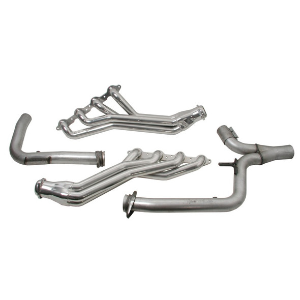 BBK 98-02 Camaro Firebird LS1 Long Tube Exhaust Headers And Y Pipe System - 1-3/4 Silver Ceramic
