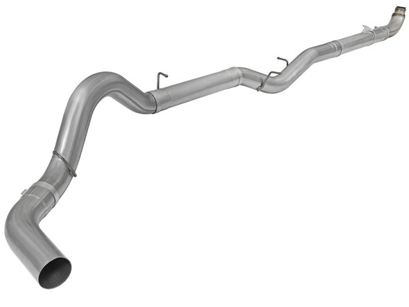 aFe Atlas 5in DP-Back Aluminized Steel Side Exit Exht GM Diesel Trucks 01-10 V8-6.6L (td) No Muffler