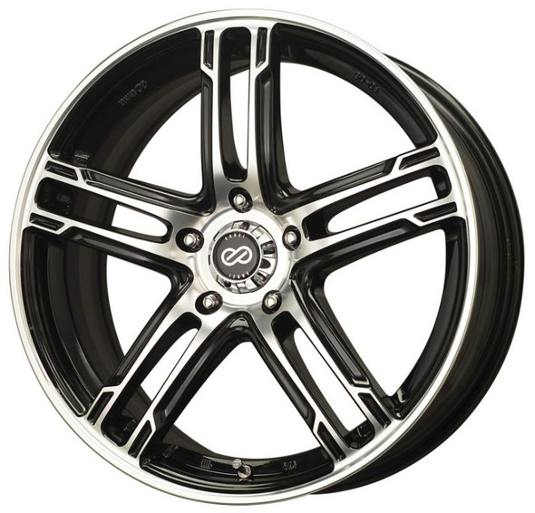 Enkei FD-05 18x7.5 4x100 45mm Offset Black Machined Wheel