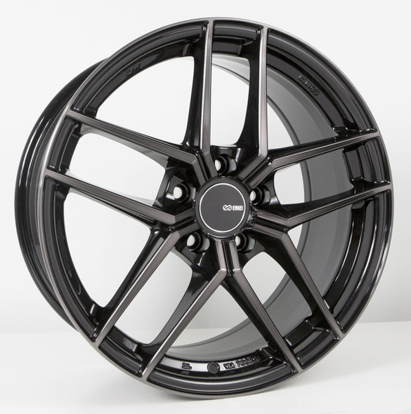 Enkei TY5 18x8 5x100 45mm Offset 72.6mm Bore Pearl Black Wheel