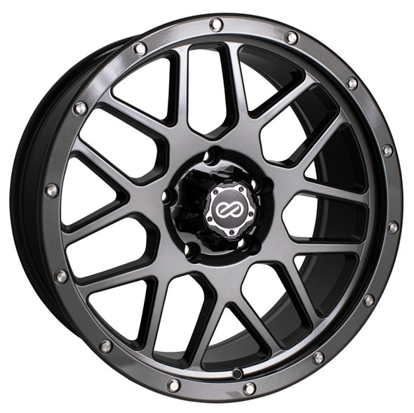 Enkei Matrix 20x9 6x139.7 0mm Offset 108mm Bore Gunmetal Wheel