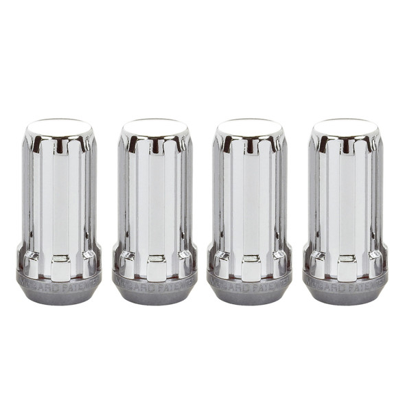 McGard SplineDrive Lug Nut (Cone Seat) M14X1.5 / 1.935in. Length (4-Pack) - Chrome (Req. Tool)