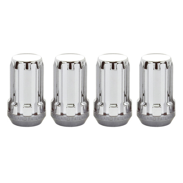 McGard SplineDrive Lug Nut (Cone Seat) M14X1.5 / 1.648in. Length (4-Pack) - Chrome (Req. Tool)