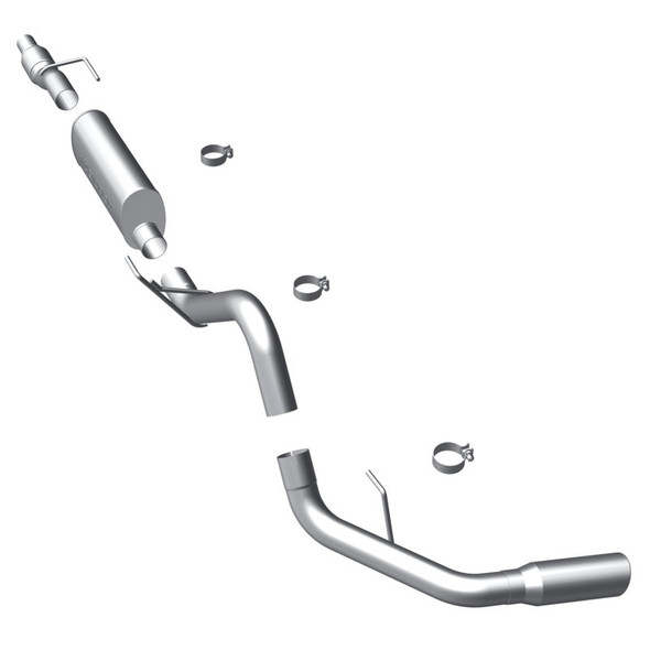 MagnaFlow 11 Ford F-150 3.5L Turbocharged SS Catback Exhaust Single Rear Side Exit w/ 4in SS Tip