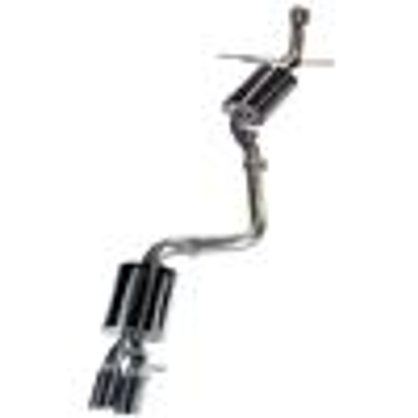 AWE Tuning S550 Mustang GT Cat-Back Exhaust - Touring Edition - GT350 Valance (No Tips)