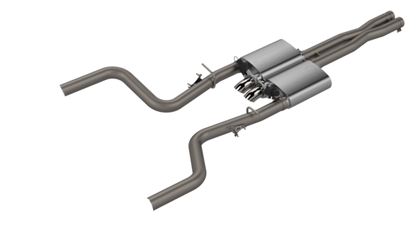 QTP 15-18 Dodge Challenger 5.7L 304SS Screamer Cat-Back Exhaust w/3in Tips