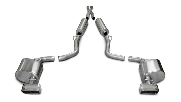 Corsa 09-10 Dodge Challenger R/T 5.7L V8 Auto Polished Sport Cat-Back Exhaust