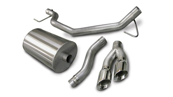 Corsa 04-06 Nissan Titan Ext. Cab/Short Bed 5.6L V8 Polished Sport Cat-Back Exhaust