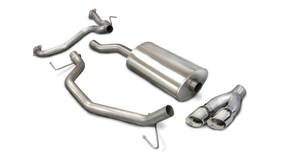 Corsa 07-08 Nissan Titan King/Crew Cab 5.6L V8 Polished Sport Cat-Back Exhaust