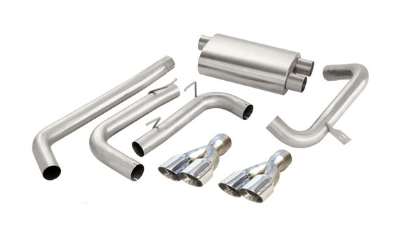 Corsa 95-97 Chevrolet Camaro Convertible Z28 5.7L V8 LT1 Polished Sport Cat-Back Exhaust