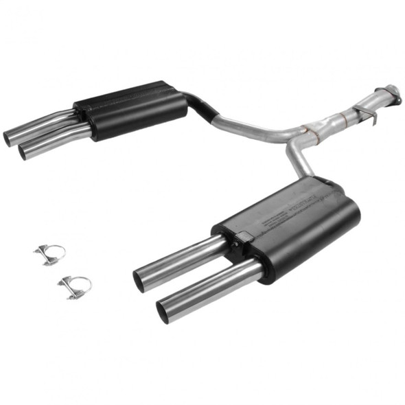 Flowmaster 86-90 Corvette Force II Cat-Back Exhaust System - Dual Rear Exit