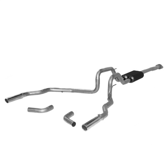 Flowmaster 11-14 F150 Force II Cat-Back System 409S - Dual Rear/Side Exit