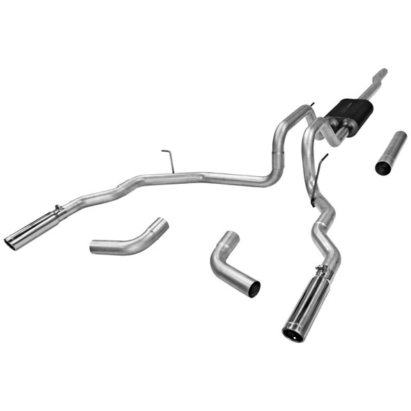Flowmaster 04-08 F150 Dor/S Force II Cat-Back Exhaust System - Dual Rear/Side Exit