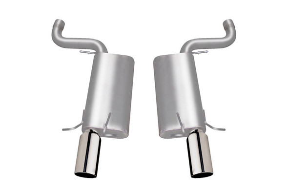 Gibson 06-08 Cadillac STS V 4.4L 2.5in Axle-Back Dual Exhaust - Stainless