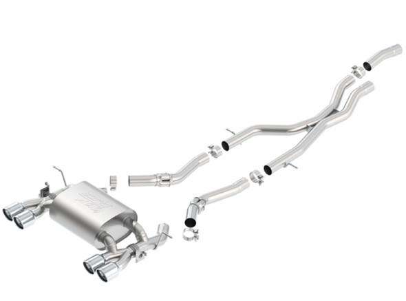 Borla 15-18 BMW F80/F82 M3/M4 36.5in Tip (Dual Split Rear Exit) ATAK Cat-Back Exhaust