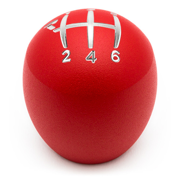 Raceseng Slammer Shift Knob (Gate 1 Engraving) Mini R55-R60 / F54-F57 Adapter - Red Texture