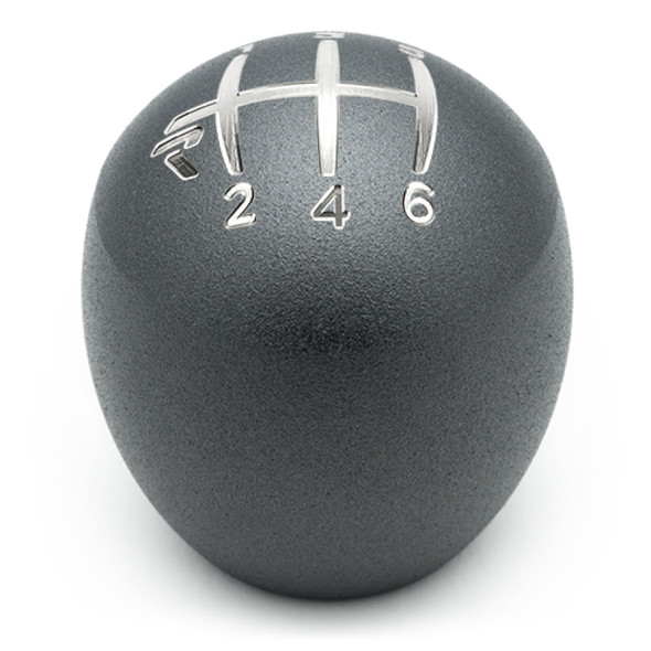 Raceseng Slammer Shift Knob / Gate 6 Engraving - Graphite Texture (Adapter Required)