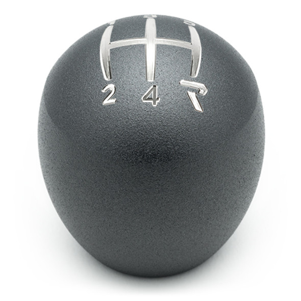 Raceseng Slammer Shift Knob / Gate 4 Engraving - Graphite Texture (Adapter Required)
