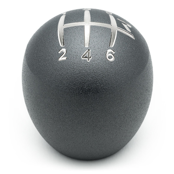 Raceseng Slammer Shift Knob (Gate 2 Engraving) 1/2in.-20 Adapter - Graphite Texture