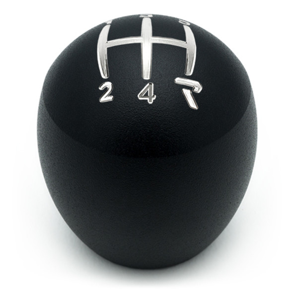 Raceseng Slammer Shift Knob (Gate 4 Engraving) Fiat 500T / Abarth Adapter - Black Texture