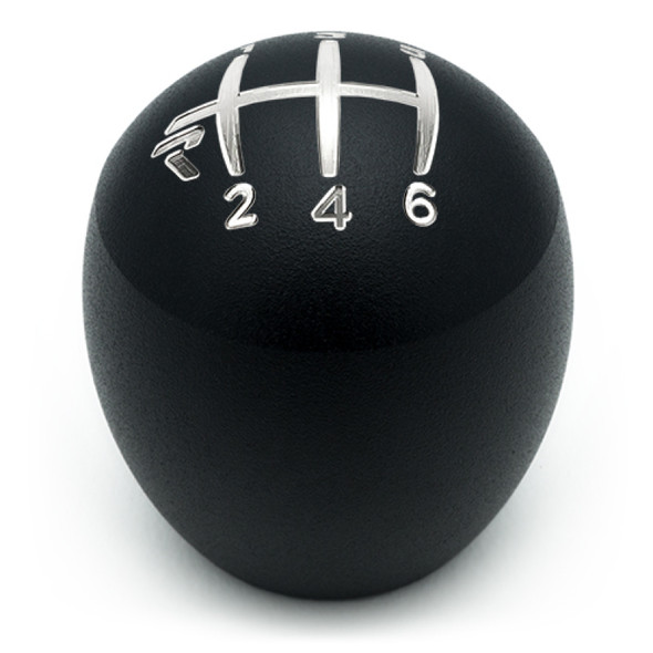 Raceseng Slammer Shift Knob / Gate 6 Engraving - Black Texture (Adapter Required)